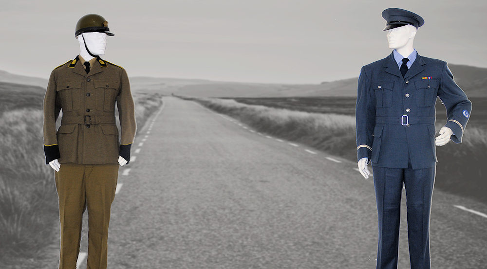 AA and RAC Uniforms as worm in the eightes