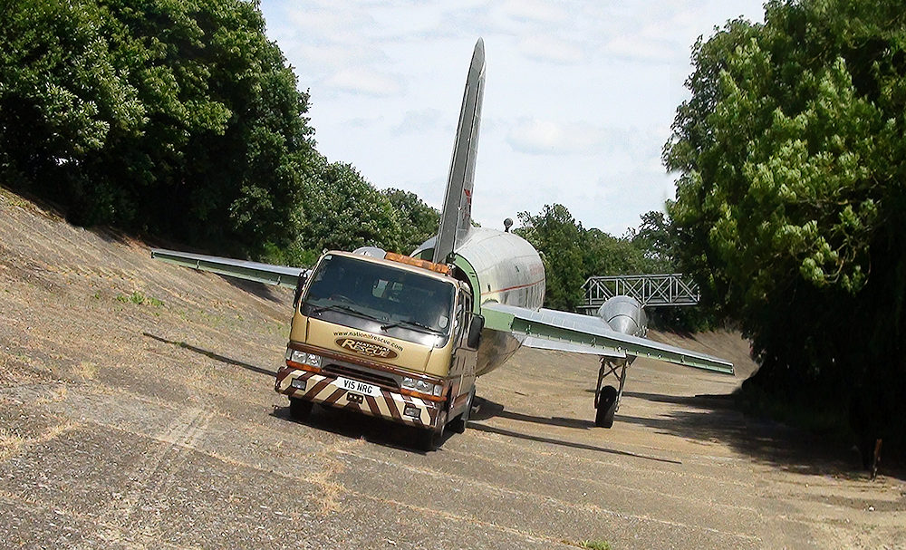 National Rescue recovering a Vickers Viking at Brooklands